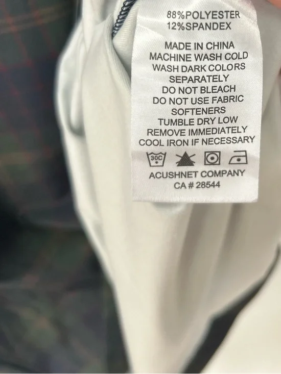 FootJoy FJ x Pinehurst Hoodie Men’s Large NWT Golf Performance Plaid 24x30 - Picture 5 of 5